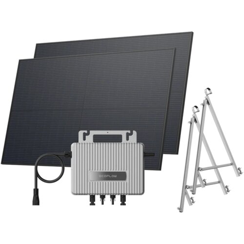 ECOFLOW Stream - Solarna Elektrana za Balkon - Rešetkasta - Mikroinverter + 2x450W Solarni Paneli Cijene