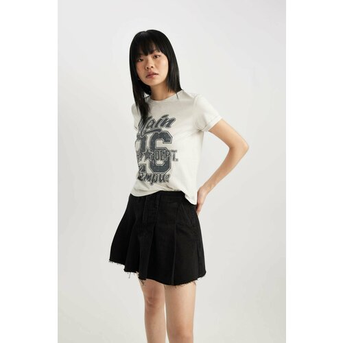 Defacto Fitted Printed Short Sleeve T-Shirt Slike