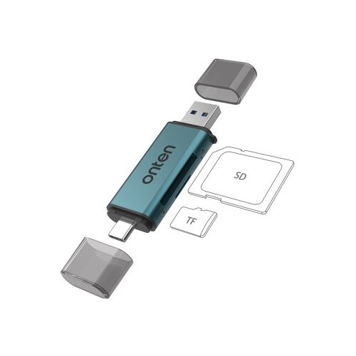  Adapter usb flash 3.0 citac kartica 2u2 usb-a + usb type-c na sd + tf 2.0 (otn-cr532) onten ( AD479 ) Cene