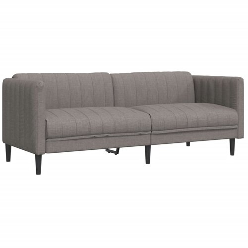  3-dijelni set sofa smeđesivi od tkanine Slike