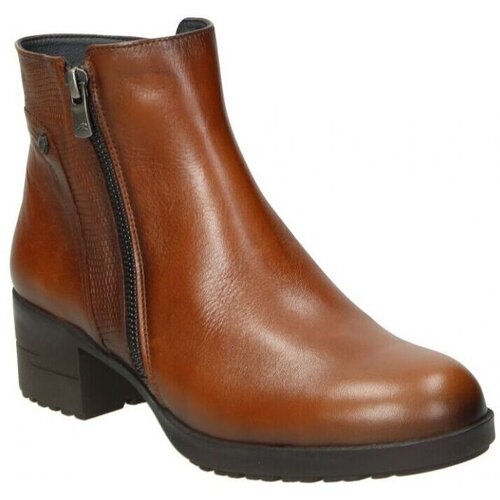 Fluchos Gležnjarji BOTINES F1367 SE&amp;Ntilde;ORA CUERO Kostanjeva Slike