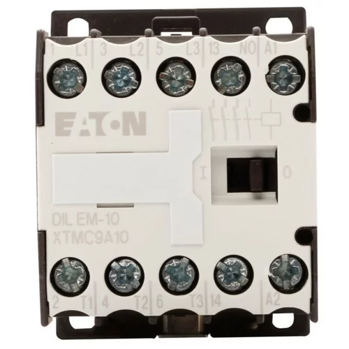 Eaton (Moeller) kontaktor AC-3/400V:4kW 3p DILEM-10(230V50/60HZ), (20857515)
