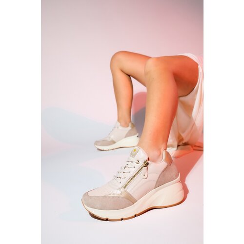 LuviShoes adel dark beige women's sports shoes Slike