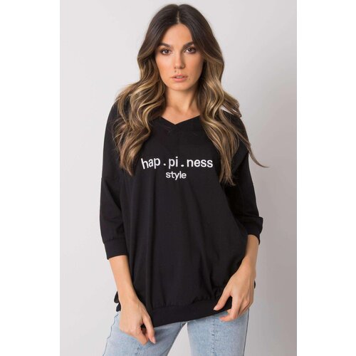 RUE PARIS Sweatshirt-RV-BL-7328.19-black Slike