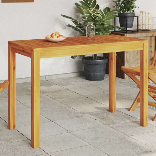  Vrtni blagovaonski stol 110 x 55 x 75 cm masivno bagremovo drvo Slike