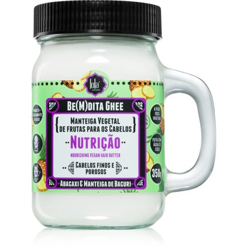 Lola Cosmetics BE(M)DITA GHEE NUTRI&amp;Ccedil;&amp;Atilde;O hranilna maska za lase 350 g Slike