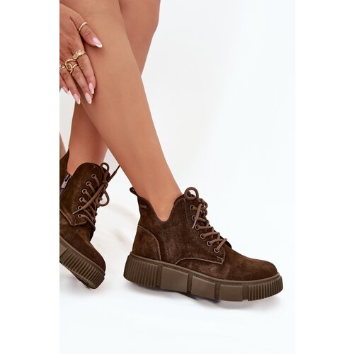 Big Star Suede Low Women&amp;#039;s Ankle Boots On Platform Big Star Slike