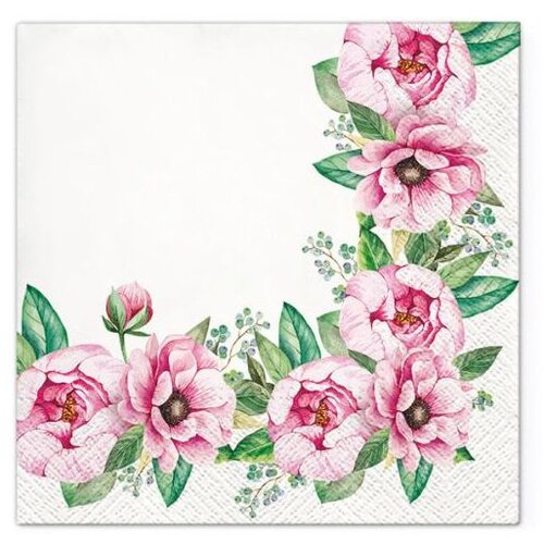  Serviete za dekupažo - Floral Border  - 1 kos Cene
