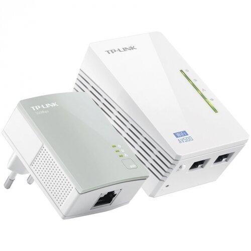 Tp-link TL-WPA4220 KIT AV600 Powerline Wi-FI KIT,300Mbps at 2.4GHz,802.11b/g/n, 600Mbps Powerline,HomePlug AV,2 Fast Ports,Plug Cijene