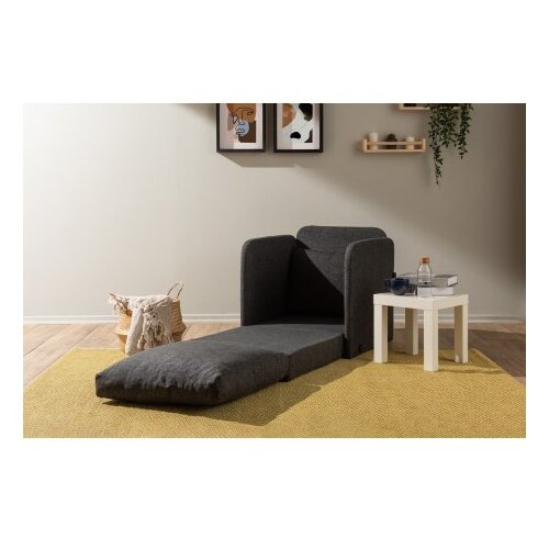 Atelier Del Sofa fotelja na razvlačenje saga single dark grey Slike