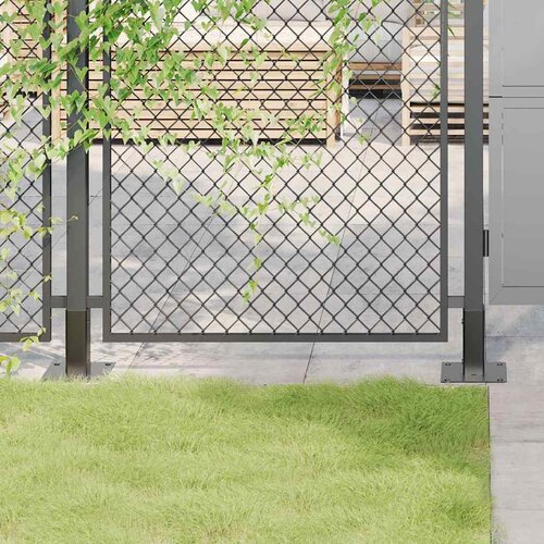 vidaXL Podstavki za stebre Kvadratni 4 kosi Antracit 51x51 mm Cene