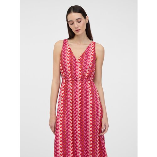Orsay Dark Pink Women's Midi Dress - Women's Cijene