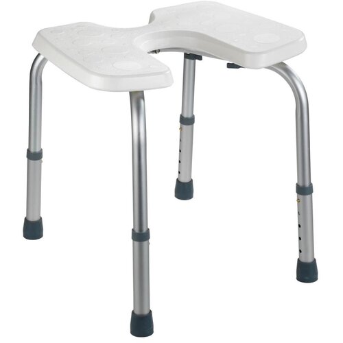 Wenko Bel stolček za prho Hygienic Stool White, 53 x 46 cm Slike