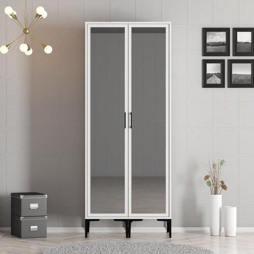 Hanah home Ormar Kumsal RR, 80x201,4x47,5 cm, Bijeli Cijene