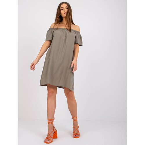 Fresh Made Dress-D73761M30145G-khaki Slike