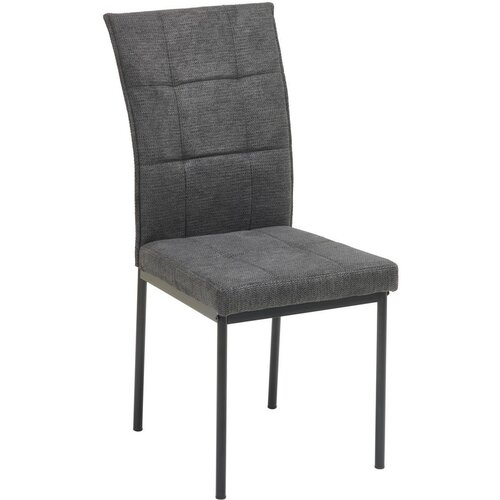 MID.YOU STOL, kovina, tekstil antracit, črna Cene