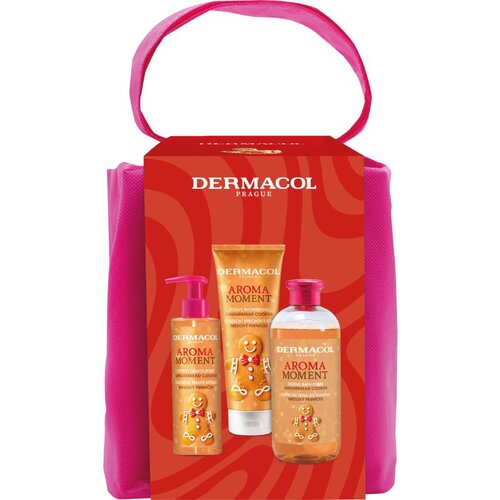 Dermacol Aroma Moment Gingerbread Cookies darilni set v božičnem slogu Slike