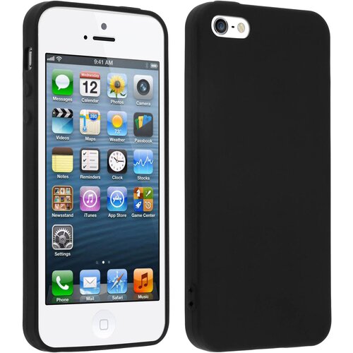 AVIZAR Ovitek TPU soft, mat zadnji ovitek za Apple iPhone 5/5S/SE &ndash; črn, (20526918) Cene