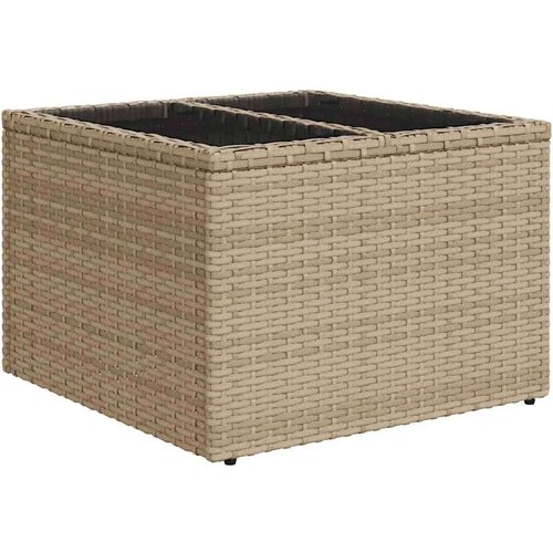 VidaXL 9-dijelni set vrtnih sofa s jastucima bež od poliratana Slike