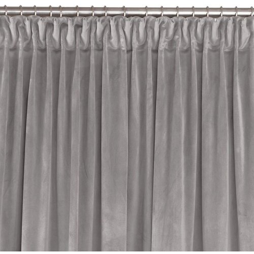 Curtain VILA color gray style classic dragon tape transparent 5 cm velvet 265x300 HOMEDE Cene