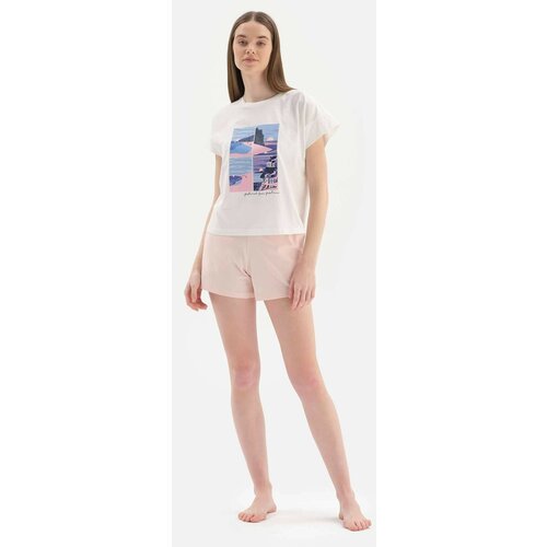 Dagi Pajama Set - White - Graphic Slike