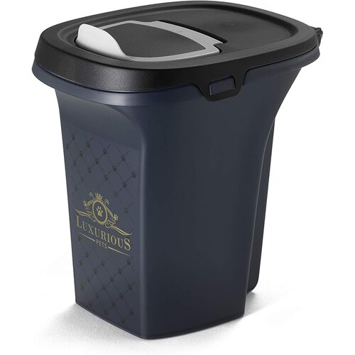 Moderna Kantica za čuvanje granulirane hrane Trendy Story Luxurious, 6l, Crna Cene