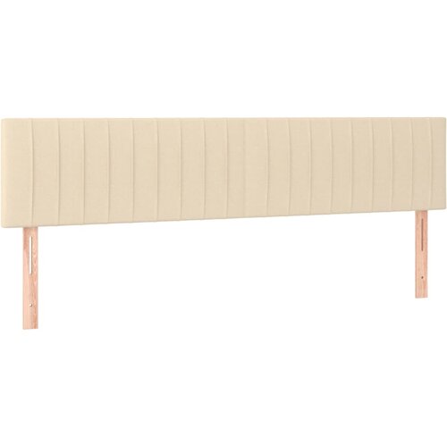 Maison Chic Posteljno vzglavje - Vzglavna omarica 2 kosa krem 100x5x78/88 cm blago, (22078479) Cene