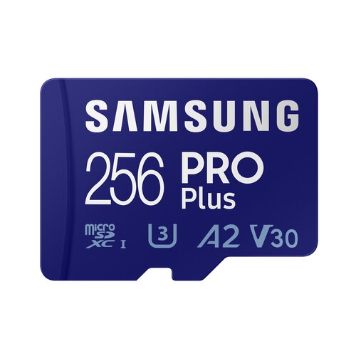Samsung pro plus microsdxc 256GB U3 + card reader MB-MD256KB Slike