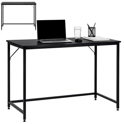  Radni stol 100 x 50 x 76 cm, crni Slike