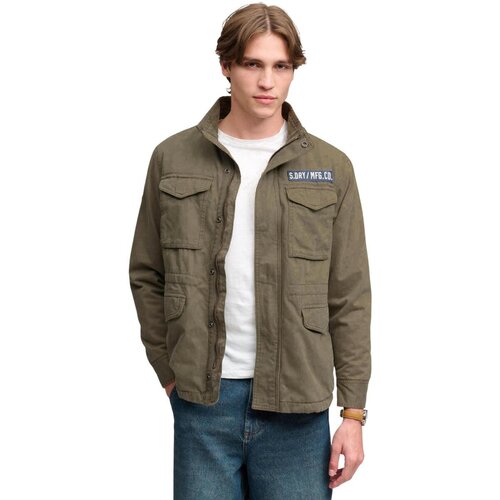 Superdry Jakne Military Borg M65 Jkt SDM5012482A Zelena Slike