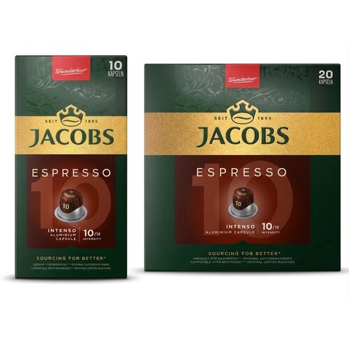 Jacobs Kapsule za kafu Espresso 20 + 10 Slike