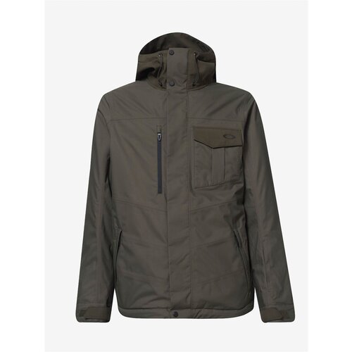 Oakley Dark Green Men&amp;#039;s Waterproof Winter Jacket Division - Men Slike