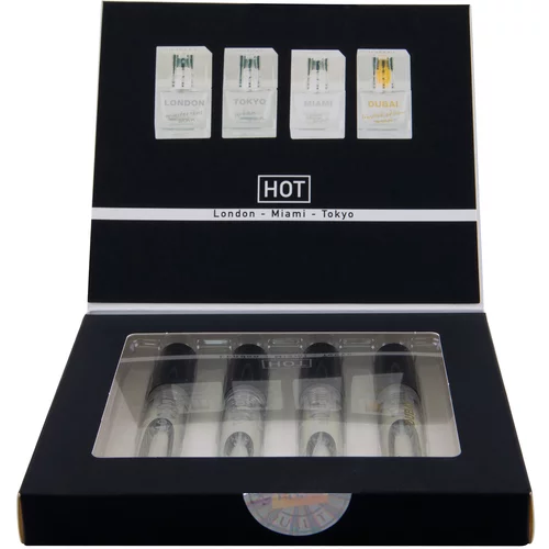 Hot Pheromone Perfume Tester-Box LMTD Men 4x5ml