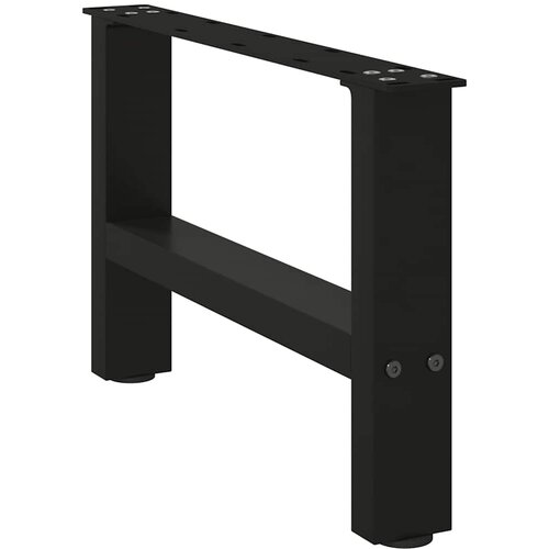 vidaXL noge kavne mizice črna 2 kosa 50x(30-31) cm jeklo Cene