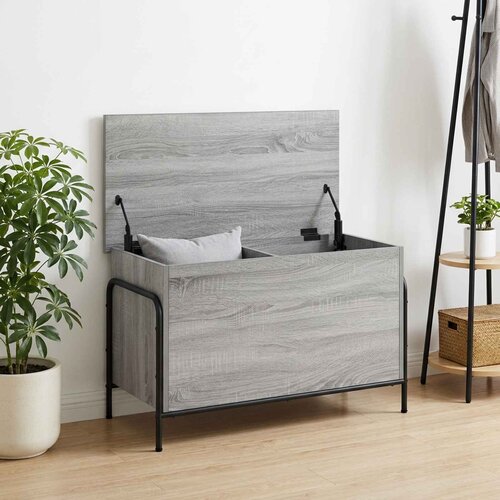  Kutija za spremanje Siva Sonoma 80 x 40 x 49,5 cm Cijene