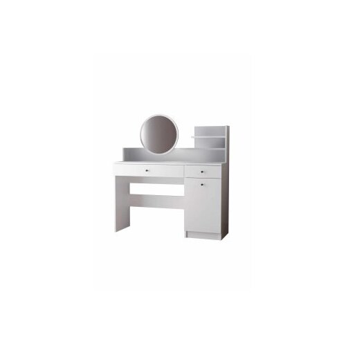 Hanah home Stol za &amp;scaron;minkanje Harmony 2 Okrugli, 124 x 135 x 40 cm, Bijeli Slike