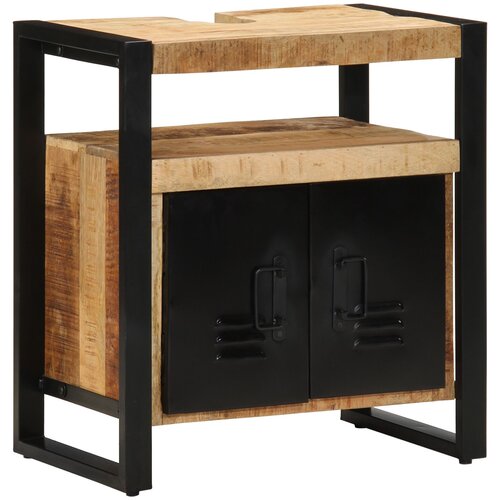 VidaXL ormar za lavabo 55x35x60 cm Puno drvo bora Slike