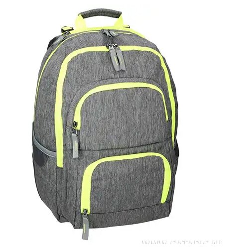 Spirit e-bag siva i neonska zaobljena &scaron;kolska torba, ruksak 46x34x22cm Cijene