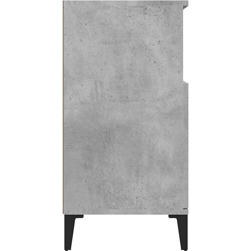  Komoda siva boja betona 60x35x70 cm od konstruiranog drva Slike