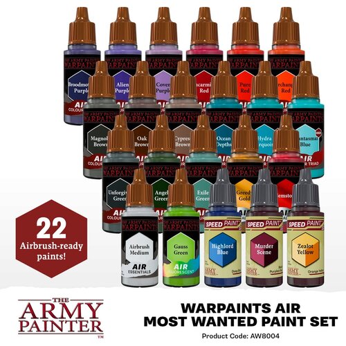 The Army Painter Warpaints Air: Most Wanted Set - 1 set. Slike