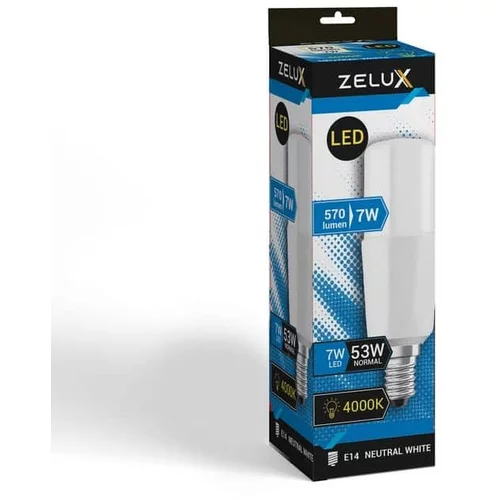 Zelux led sijalka E14 stick T30 7W 4000K