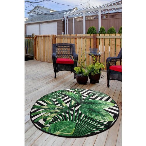 Conceptum Hypnose tepih Tropic, Ø140cm, Zeleni Cene