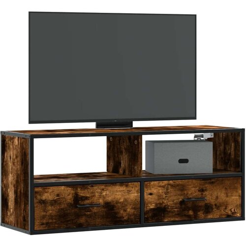 TV ormarić boja dimljenog hrasta 100x31x39 5 cm konstruirano Cijene