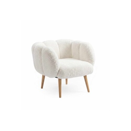 Atelier Del Sofa fotelja i bočni stočić lotus white Slike