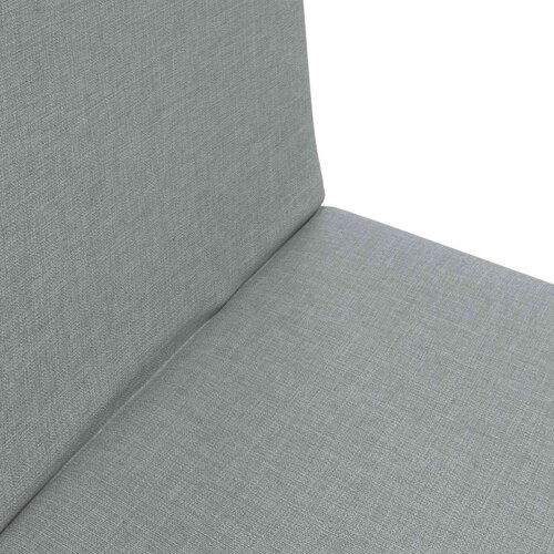  Podna stolica Svijetlo siva 54 x 64 x 59 cm tkanina Slike