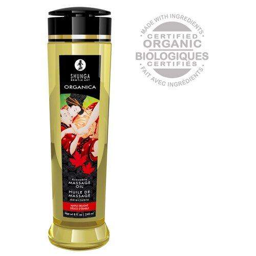 Shunga Masažno ulje Organica - Maple Delight Slike