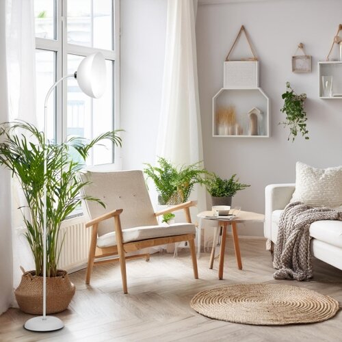  Stojeća lampa ZACK 1xE27/15W/230V bela Slike