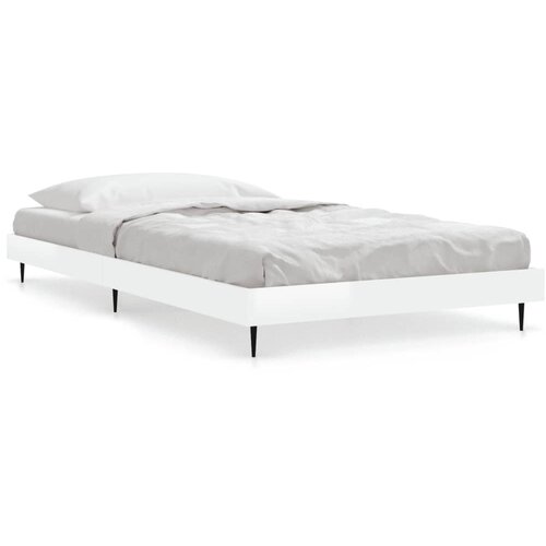  Okvir za krevet bijeli 90x190 cm konstruirano drvo Slike