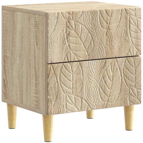 vidaXL Nočna omarica Sonoma hrast 43 x 34,5 x 48 cm Inženirski les, (5000247421) Cene