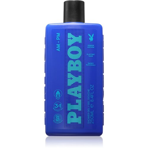 Playboy AM - PM gel za prhanje 3v1 za mo&amp;scaron;ke 250 ml Slike